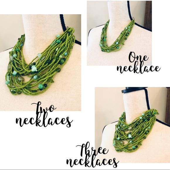 BoHo Convertible Handmade Beaded Necklace/Bracelet - Picture 2 of 7